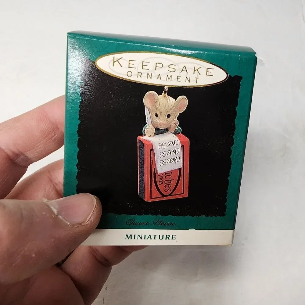 Cheese Please`1993`Miniature-He Puts Cheeses On His Santa List,Hallmark …